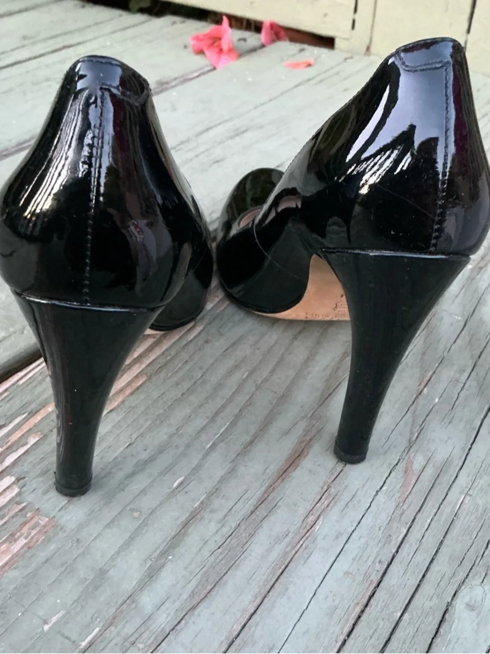 Michael Kors Black Patent Leather Stiletto Pumps